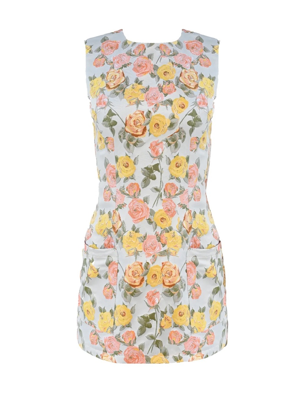 Yellow the label Esti dress- medium, NWT- Floral Sleeveless Mini Dress
